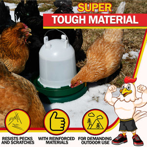 Poultry Drinker Heater Base for Chicken Waterer Founts